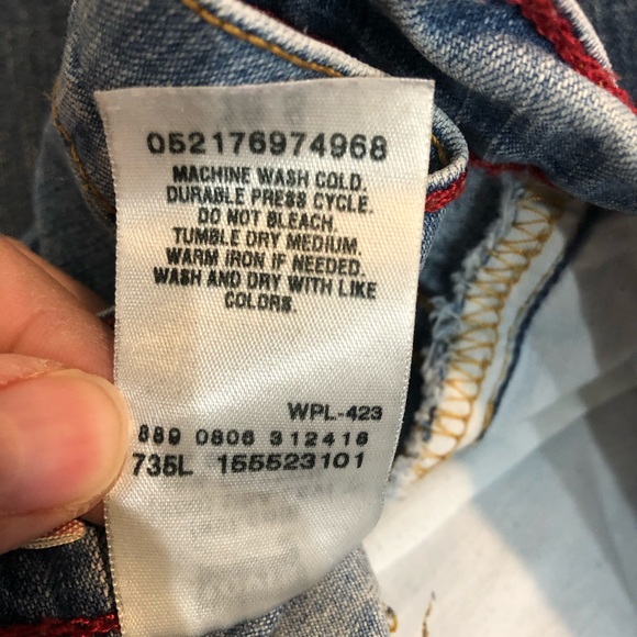 Levi’s 550 Vintage Relaxed Bootcut Jeans Size 16S - Picture 4 of 5